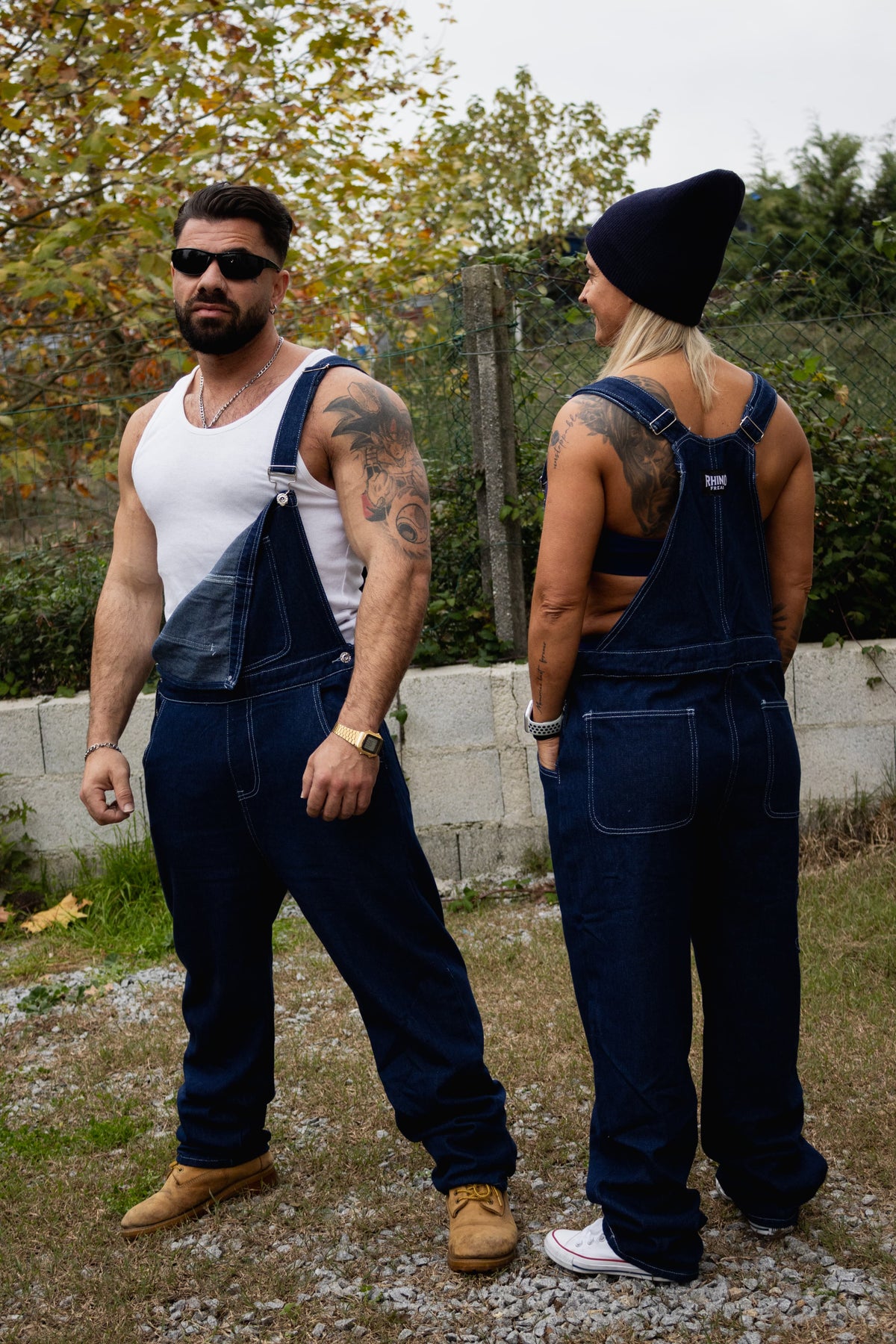 Rhino Freak Denim Dungarees – "Old School" Style with Attitude
