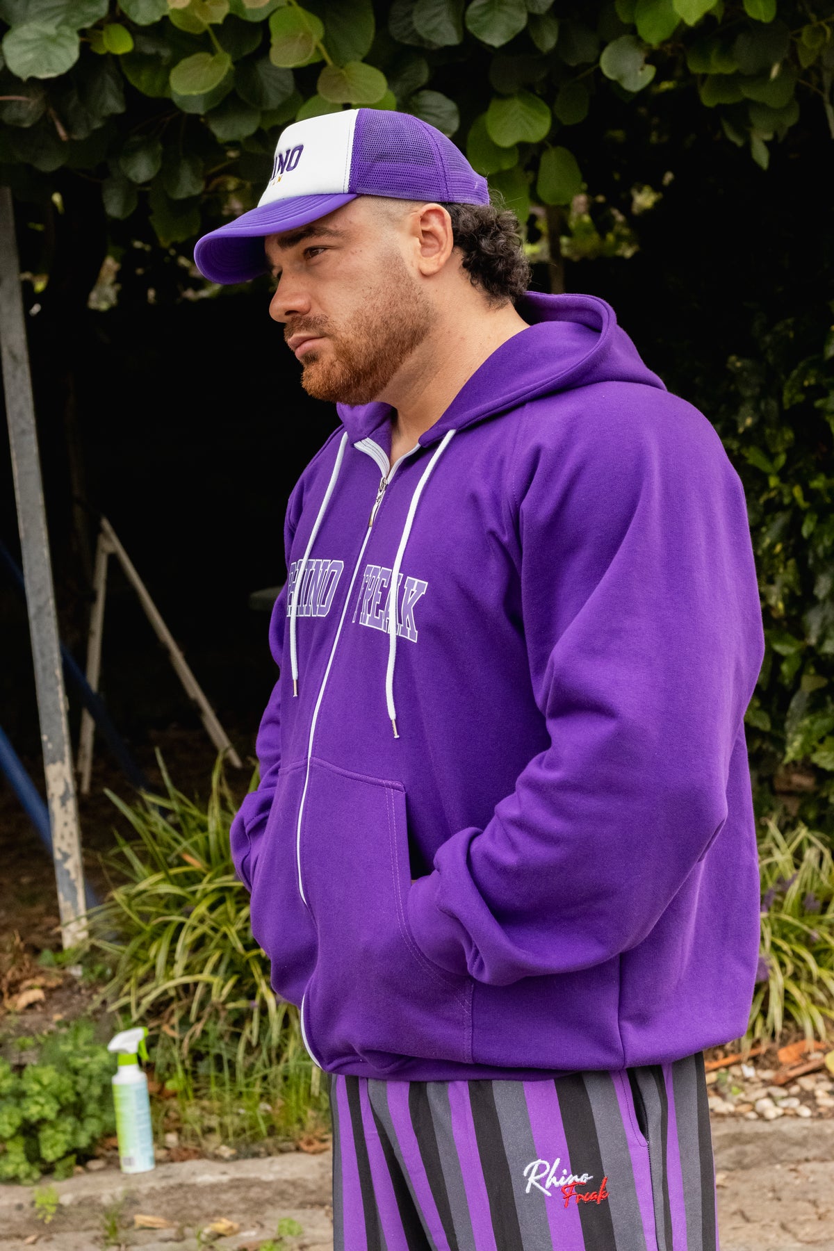 "Heavy Duty" Hooded Zip-Up Jacket – Hardcore Attitude and Total Protection