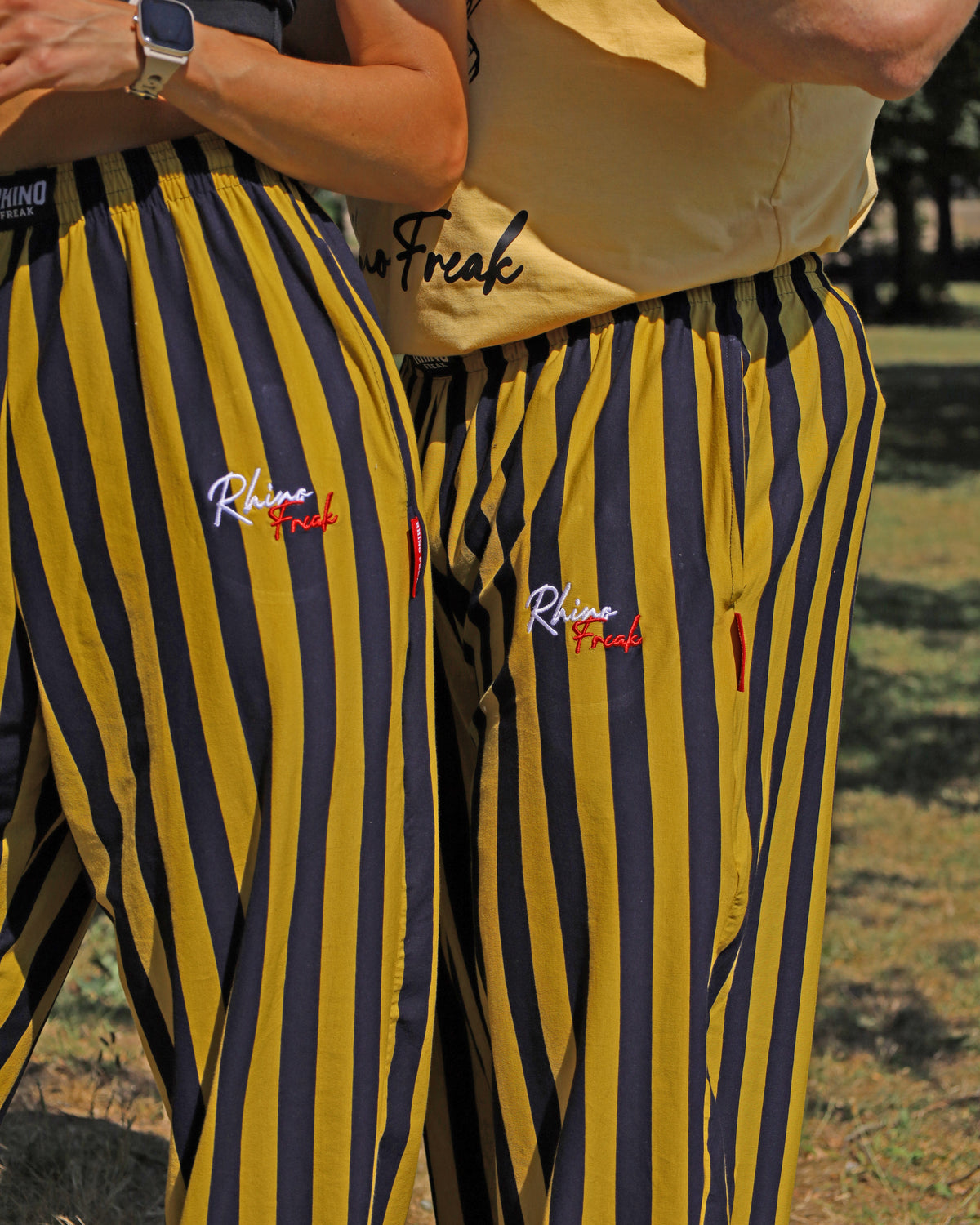 Oversized Pinstriped Trousers
