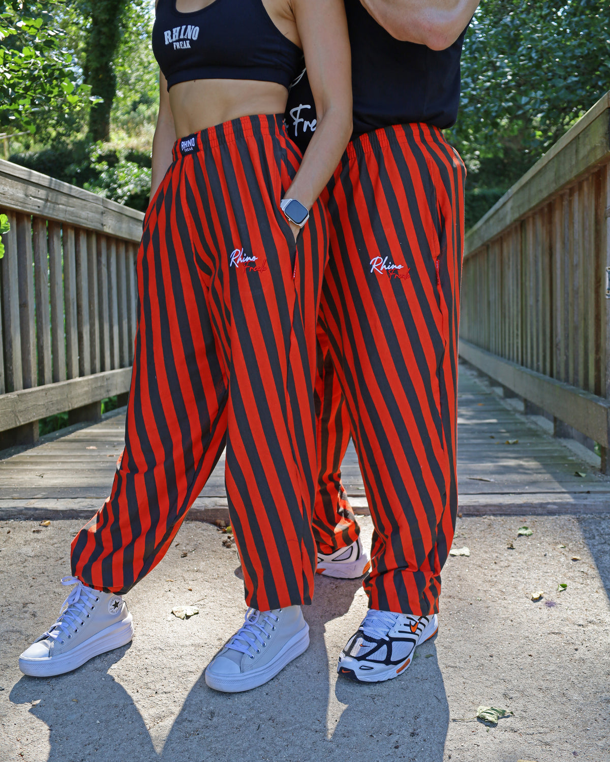 Oversized Pinstriped Trousers