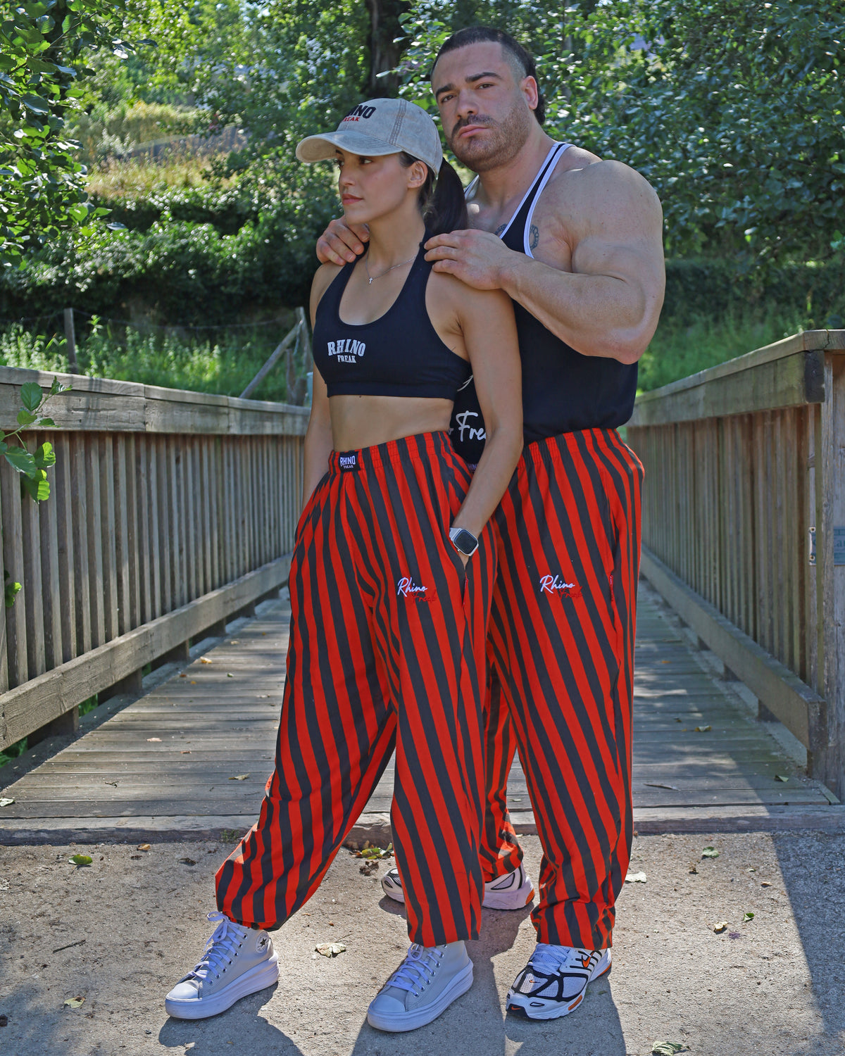 Oversized Pinstriped Trousers