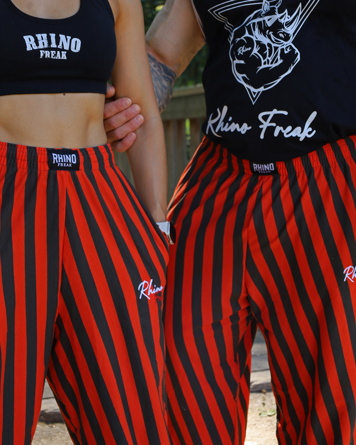 Oversized Pinstriped Trousers
