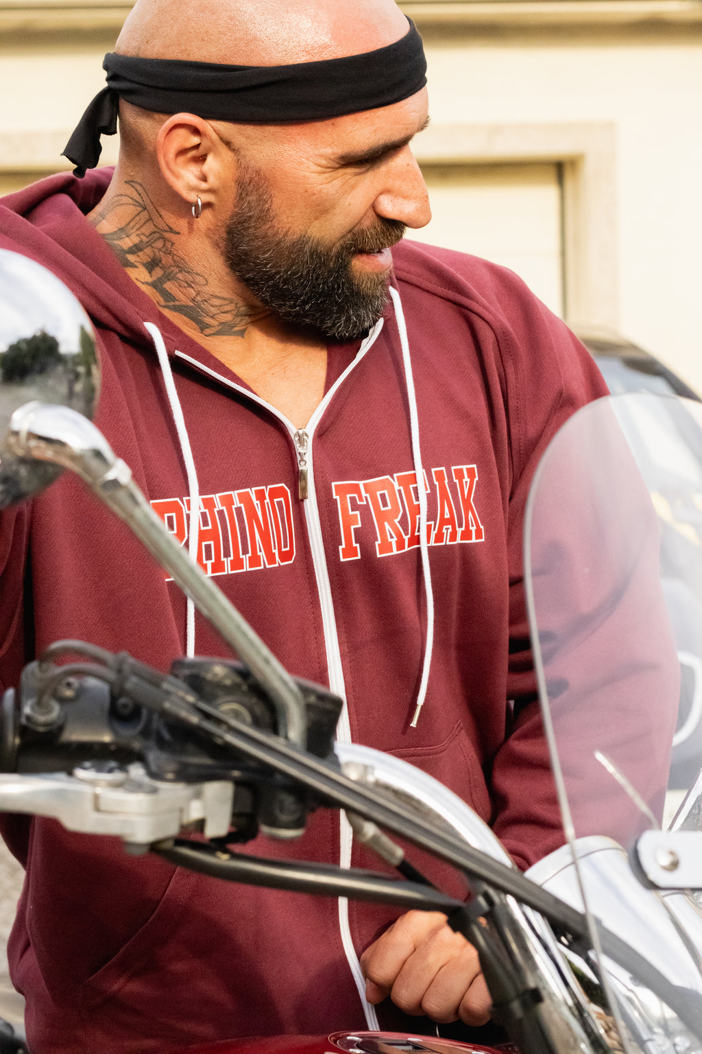 "Heavy Duty" Hooded Zip-Up Jacket – Hardcore Attitude and Total Protection