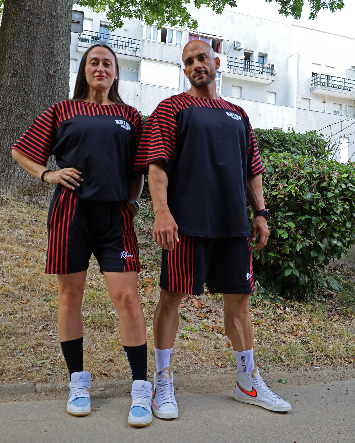 Oversized Shorts "Hellfire Retro"