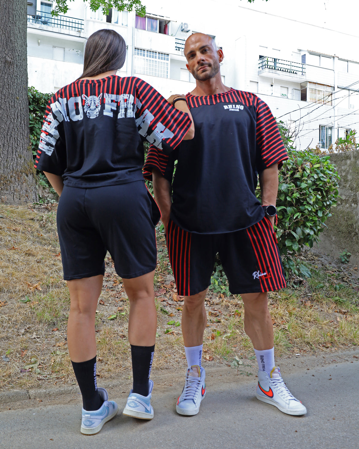 Oversized Shorts "Hellfire Retro"