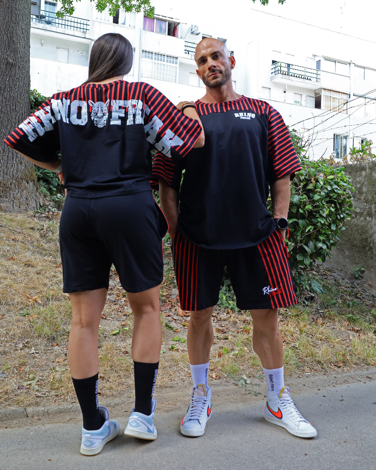 Oversized Shorts "Hellfire Retro"