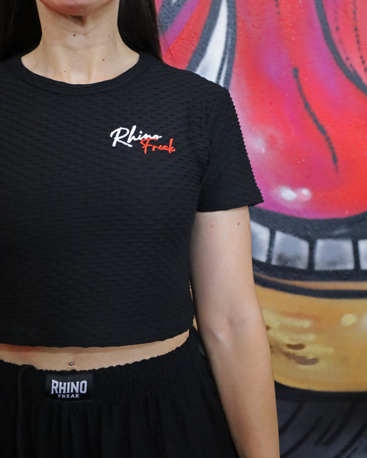 "Heavy Grid" Cropped Top – Hardcore Attitude and Total Style