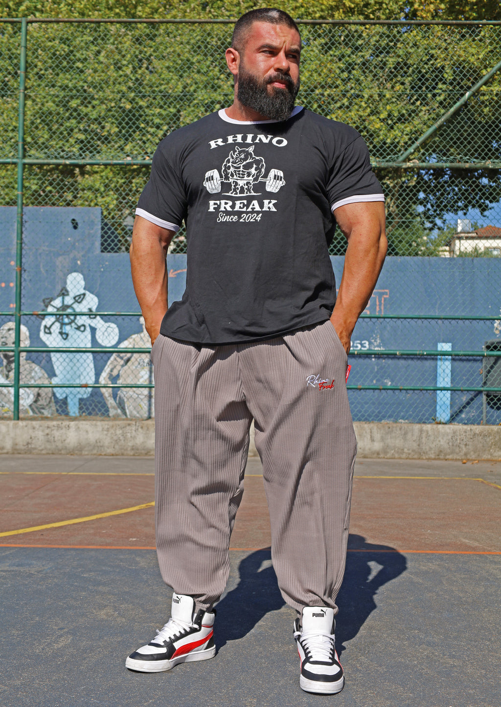 "Old School Barbell" T-Shirt – Hardcore Attitude and Ringer Style
