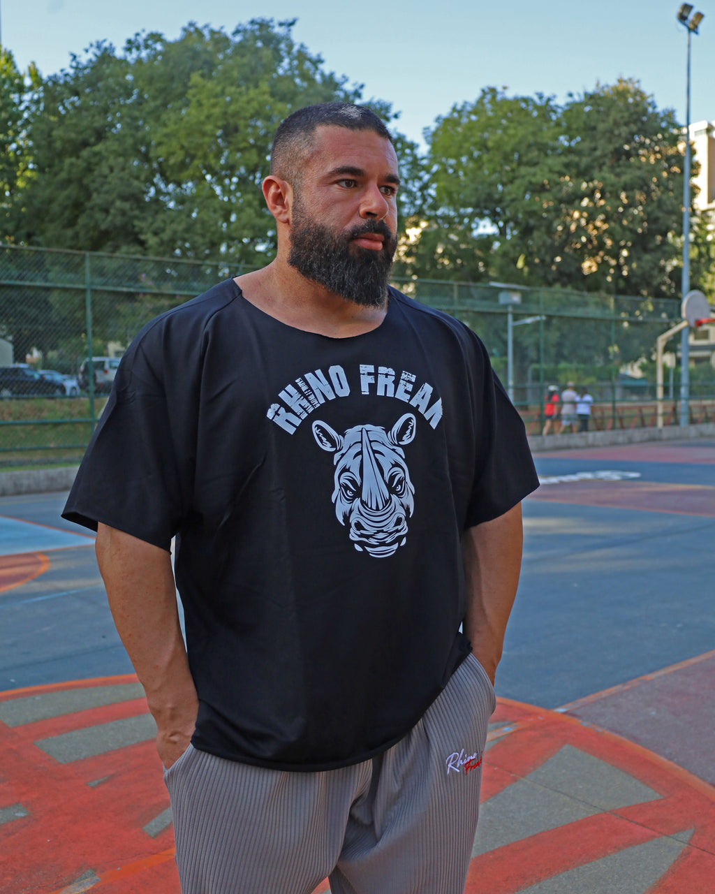 Oversized T-Shirt "Classic Rhino" – Hardcore Attitude and Streetwear Style
