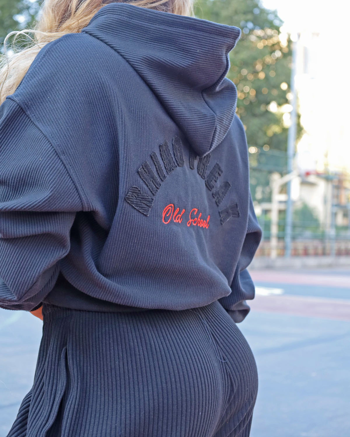 "Old School Ribbed" Hoodie – Hardcore Attitude and Supreme Comfort