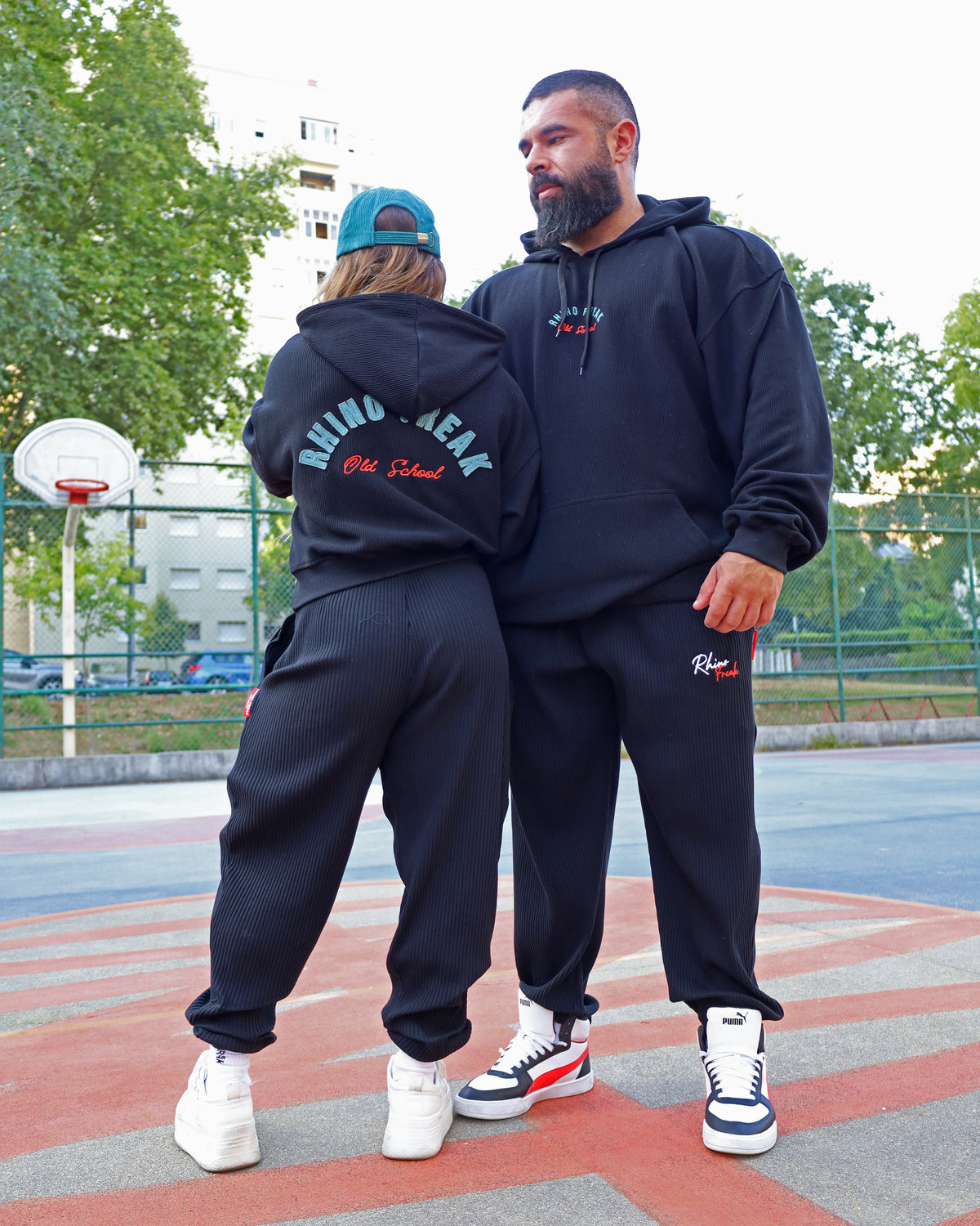 "Old School Ribbed" Hoodie – Hardcore Attitude and Supreme Comfort