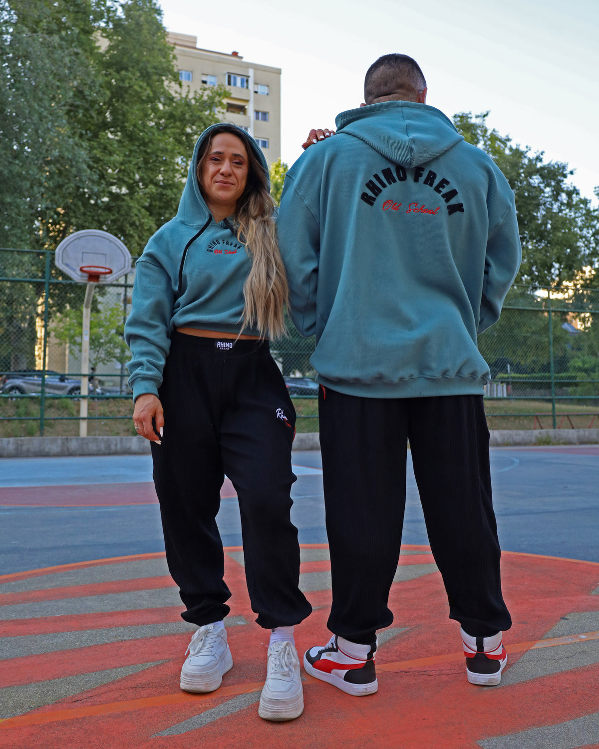 "Old School Ribbed" Hoodie – Hardcore Attitude and Supreme Comfort