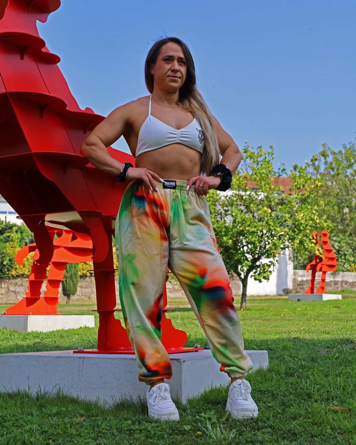 "Spray Flow" Oversized Pants – Art and Attitude in Motion