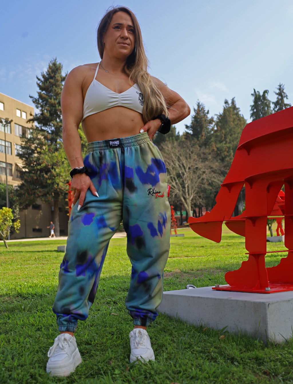 "Spray Flow" Oversized Pants – Art and Attitude in Motion