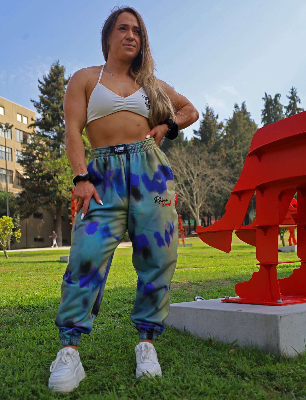 "Spray Flow" Oversized Pants – Art and Attitude in Motion