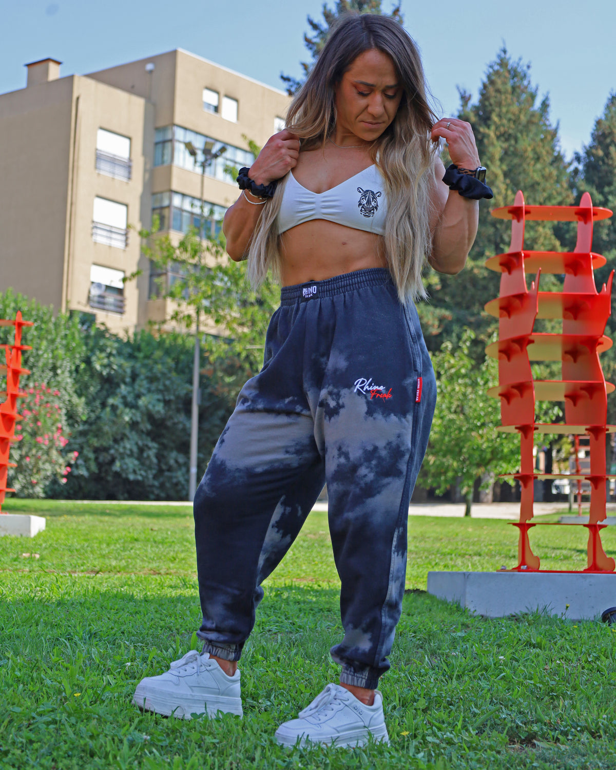 "Spray Flow" Oversized Pants – Art and Attitude in Motion