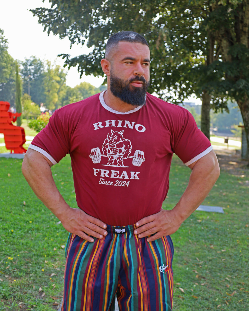 "Old School Barbell" T-Shirt – Hardcore Attitude and Ringer Style