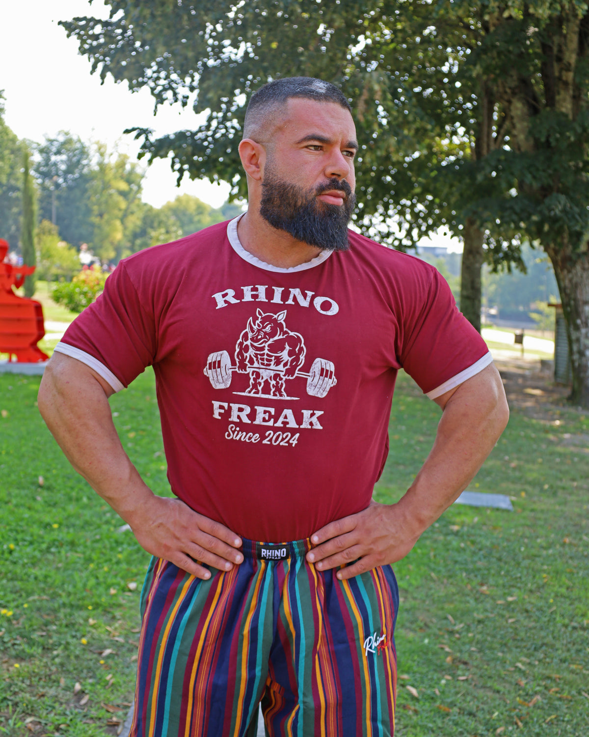 "Old School Barbell" T-Shirt – Hardcore Attitude and Ringer Style