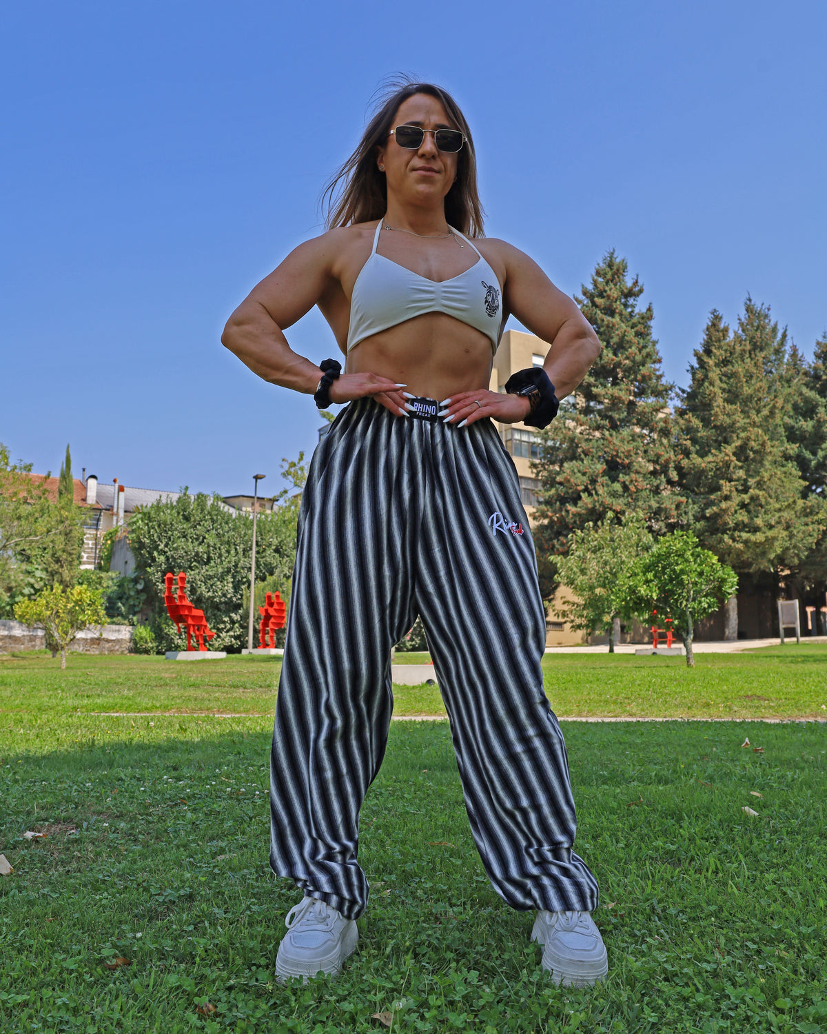 "Shadow Gradient" Oversized Pants – Hardcore Attitude and Old-School Style