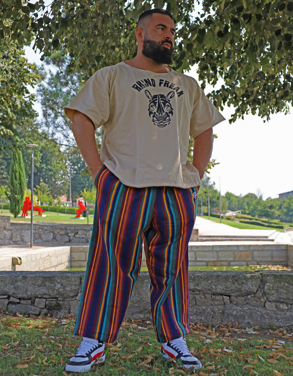 Oversized T-Shirt "Classic Rhino" – Hardcore Attitude and Streetwear Style