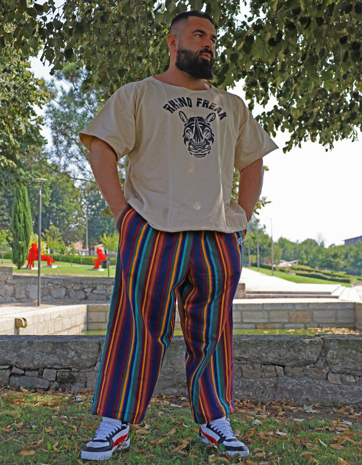 Oversized T-Shirt "Classic Rhino" – Hardcore Attitude and Streetwear Style
