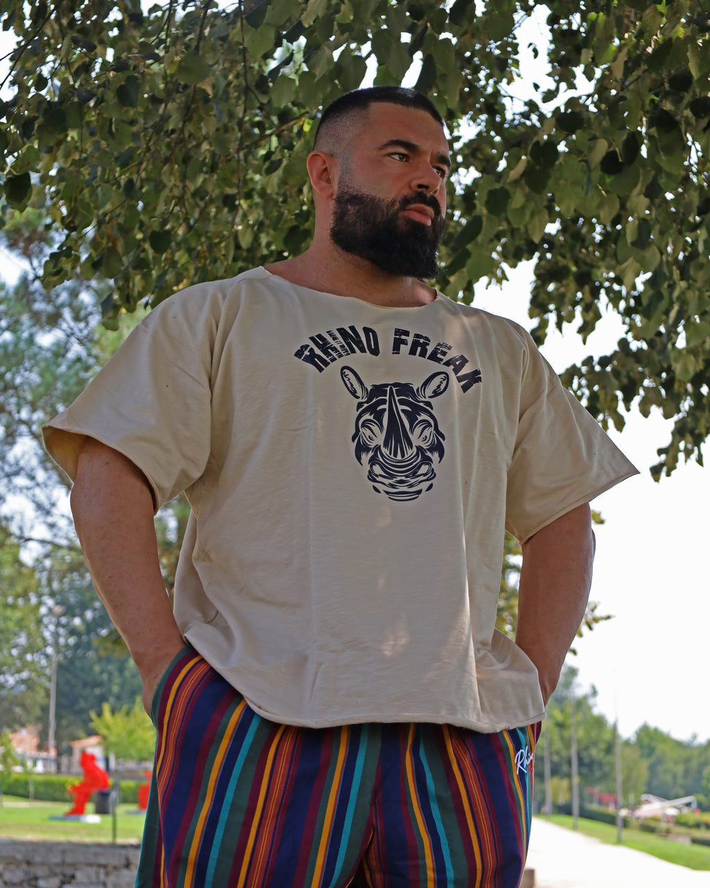 Oversized T-Shirt "Classic Rhino" – Hardcore Attitude and Streetwear Style