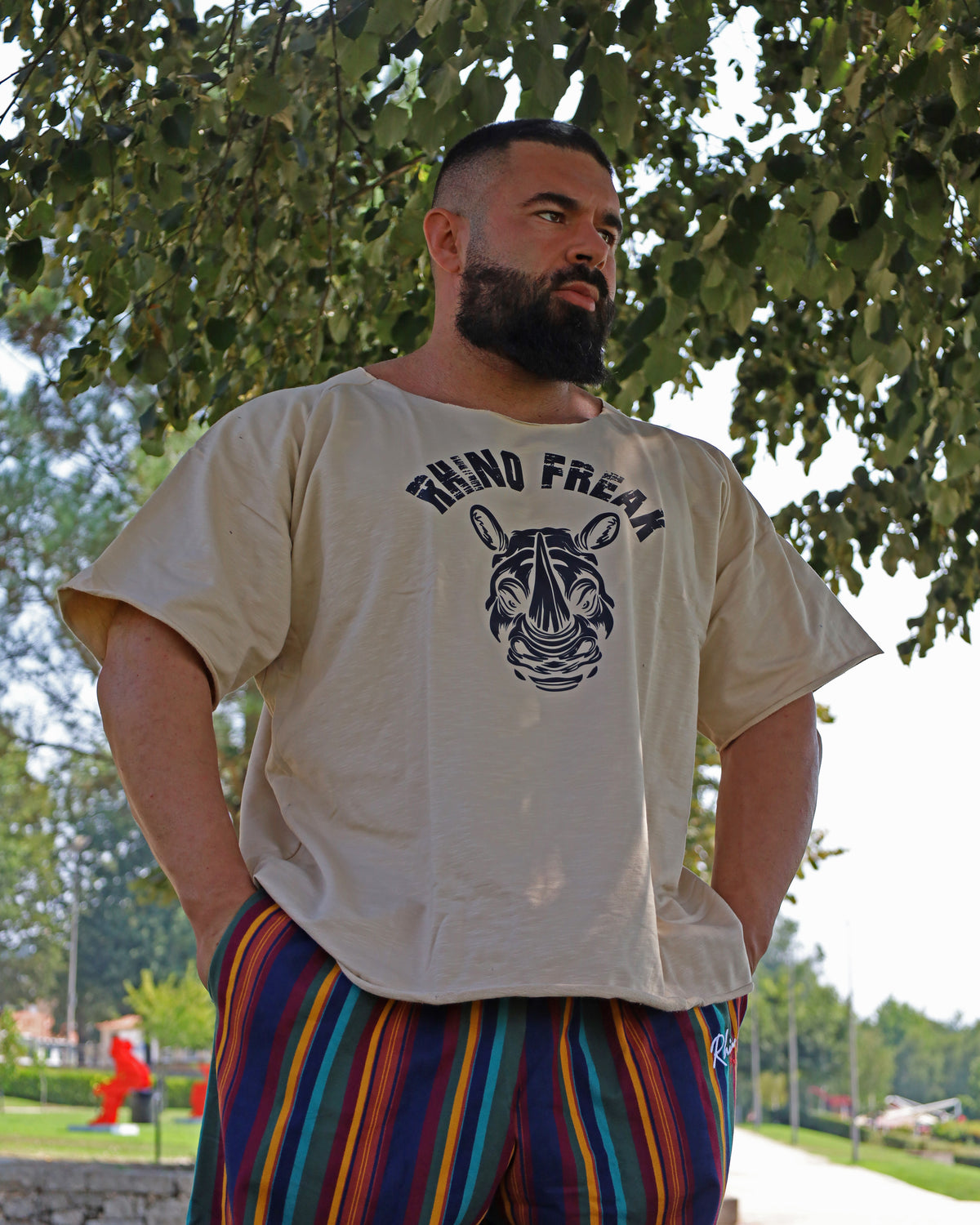 Oversized T-Shirt "Classic Rhino" – Hardcore Attitude and Streetwear Style
