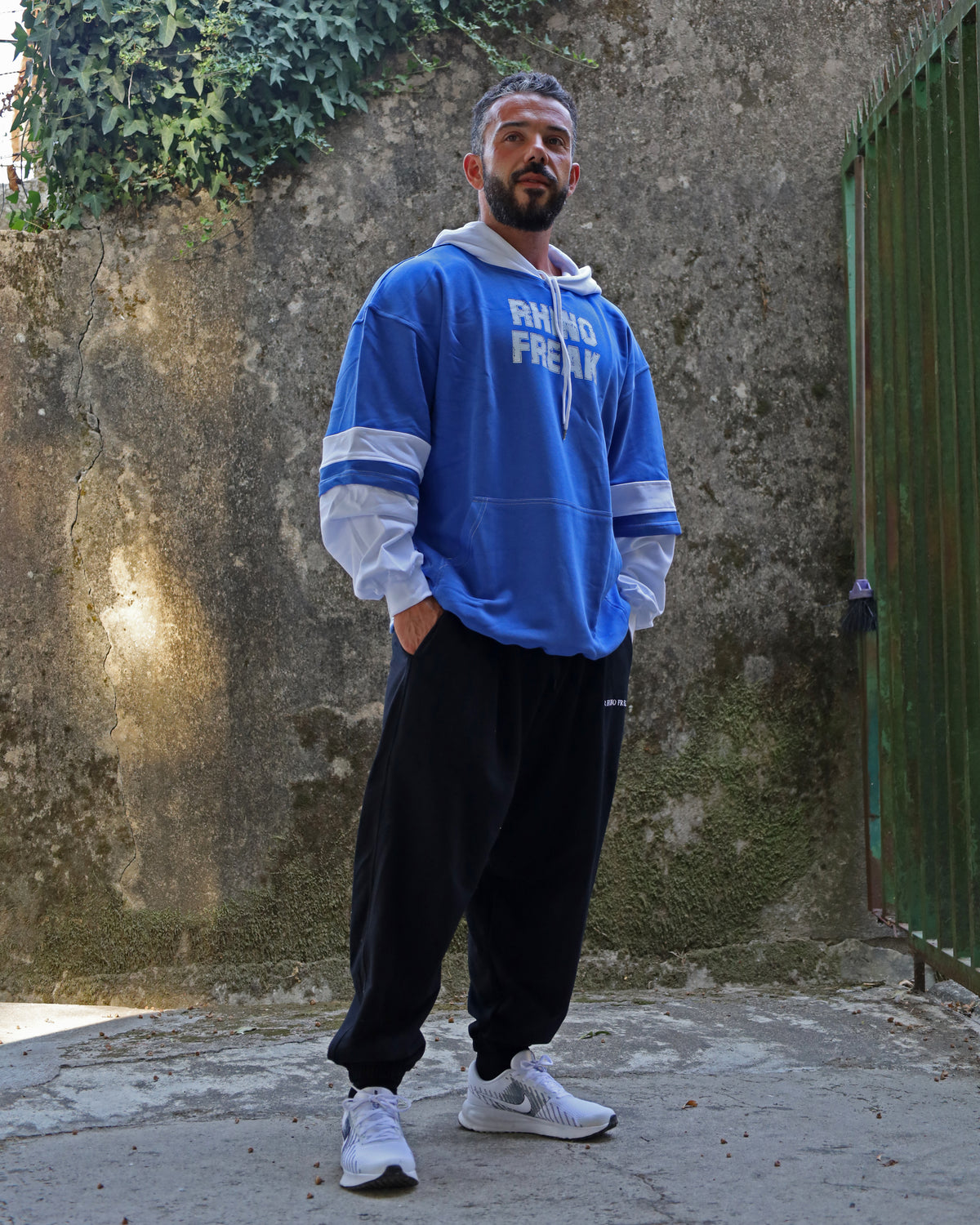 "Iced" Oversized Hoodie – Hardcore Attitude and Old-School Style