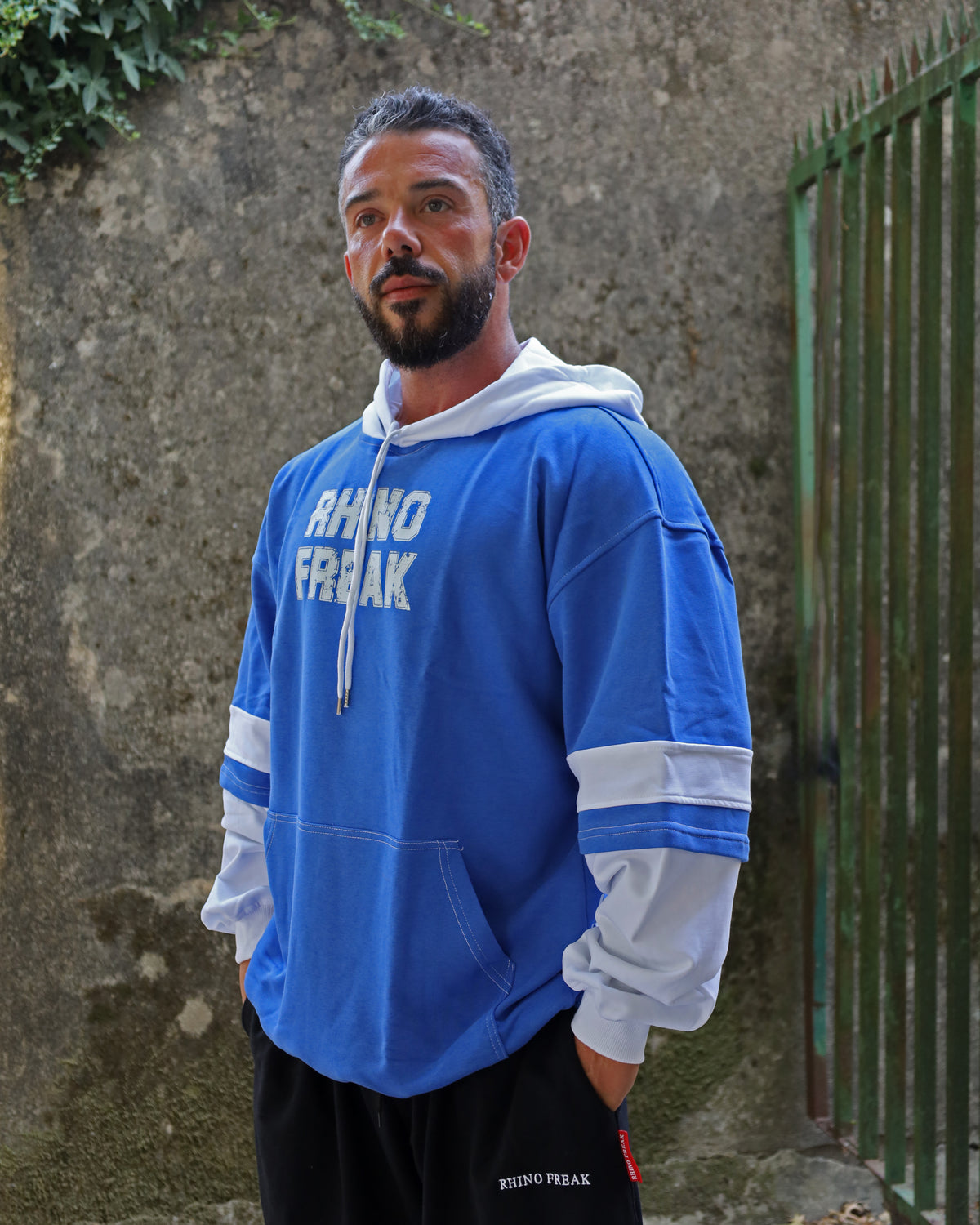 "Iced" Oversized Hoodie – Hardcore Attitude and Old-School Style