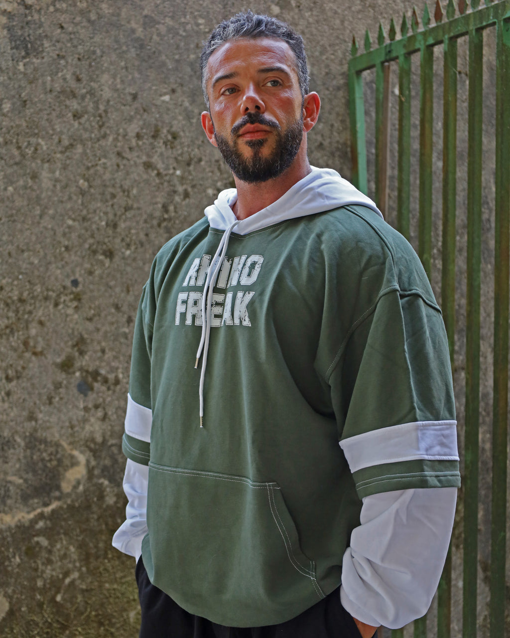 "Iced" Oversized Hoodie – Hardcore Attitude and Old-School Style