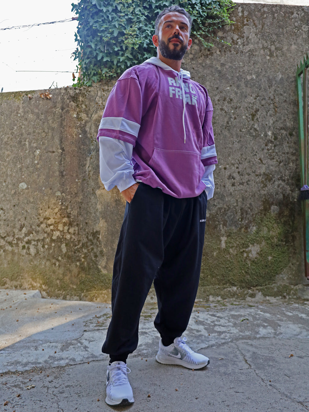 "Iced" Oversized Hoodie – Hardcore Attitude and Old-School Style