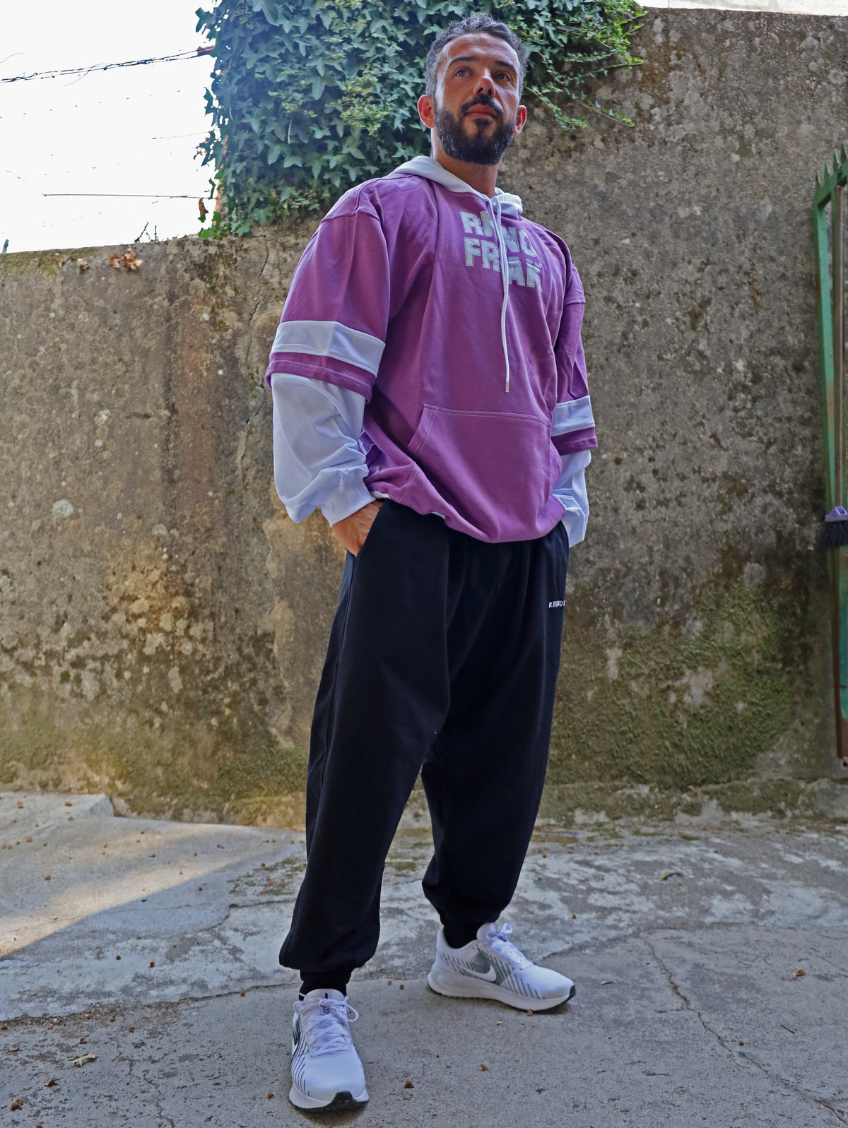 "Iced" Oversized Hoodie – Hardcore Attitude and Old-School Style