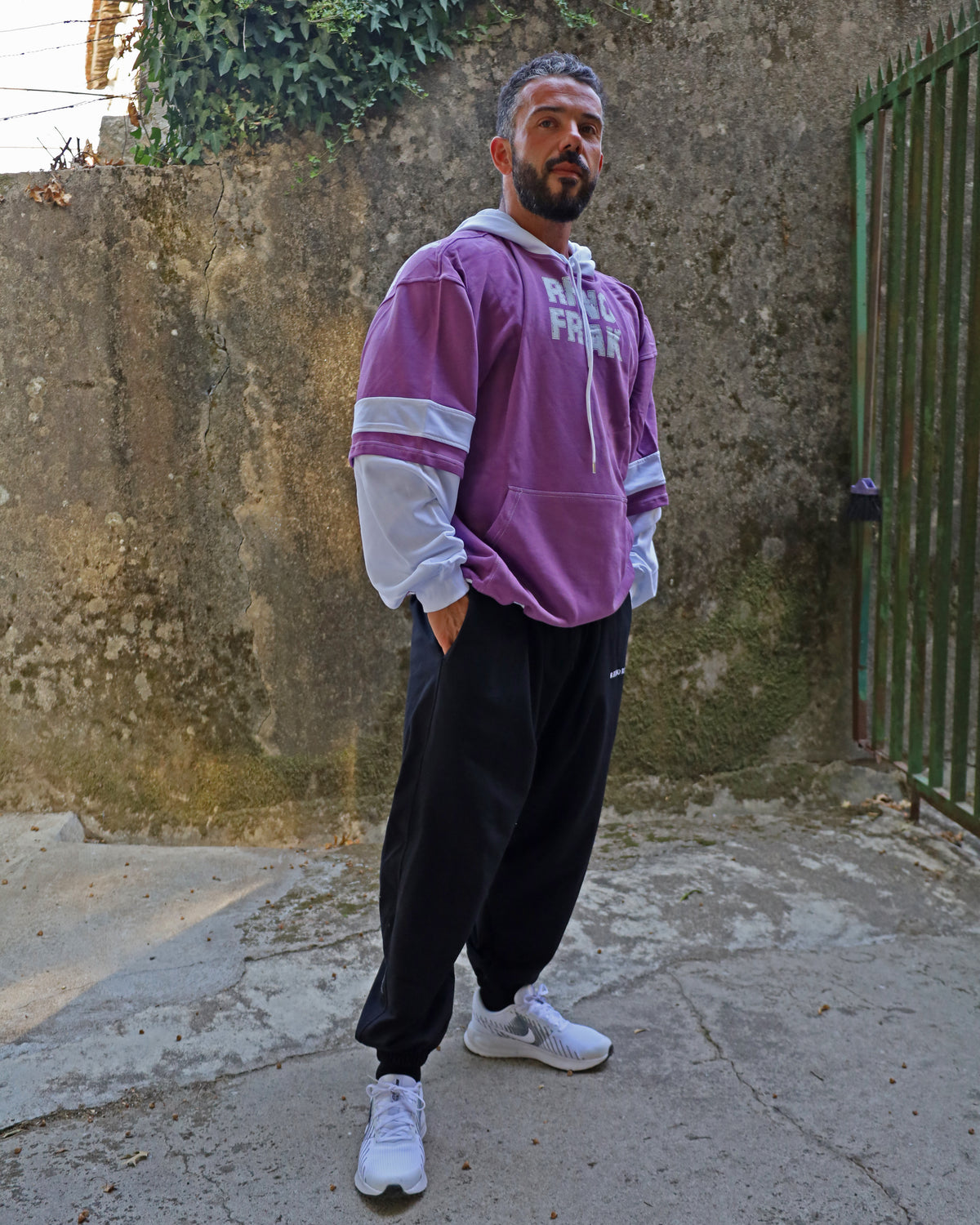 "Iced" Oversized Hoodie – Hardcore Attitude and Old-School Style