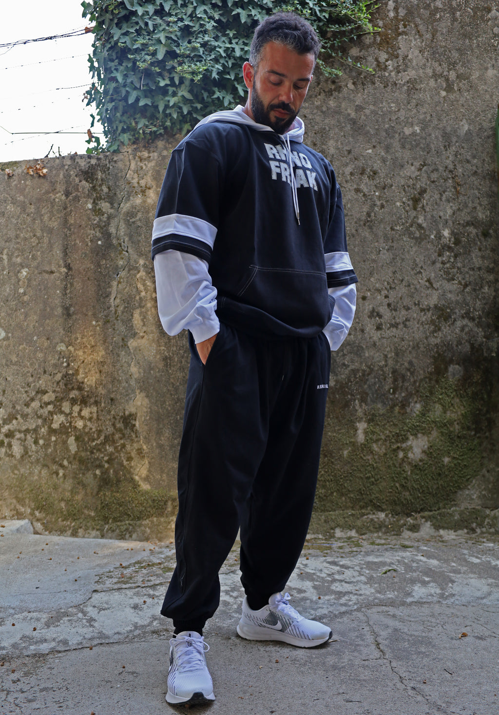 "Iced" Oversized Hoodie – Hardcore Attitude and Old-School Style