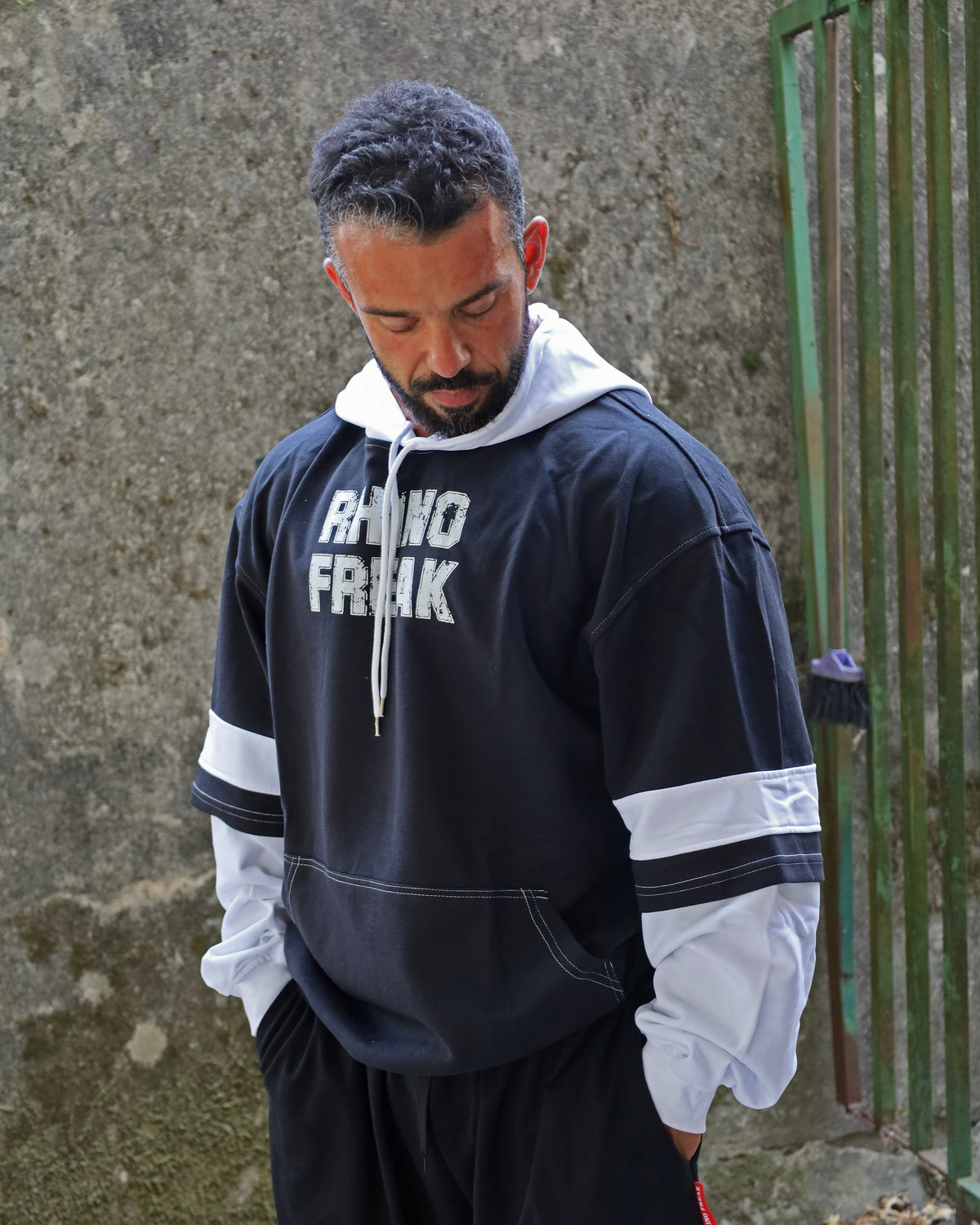 "Iced" Oversized Hoodie – Hardcore Attitude and Old-School Style