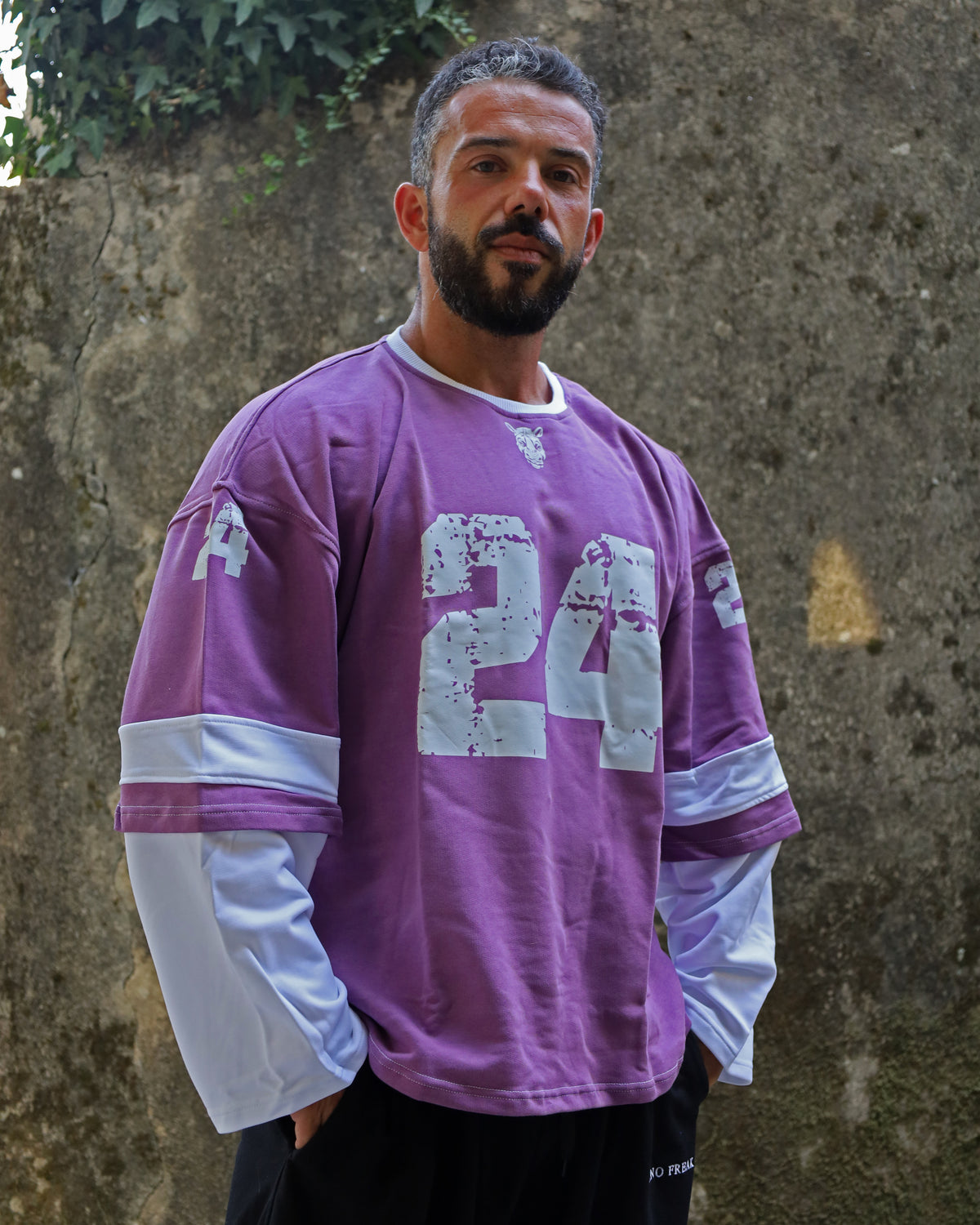 "Iced 24" Oversized Sweater – Hardcore Attitude and Retro Style