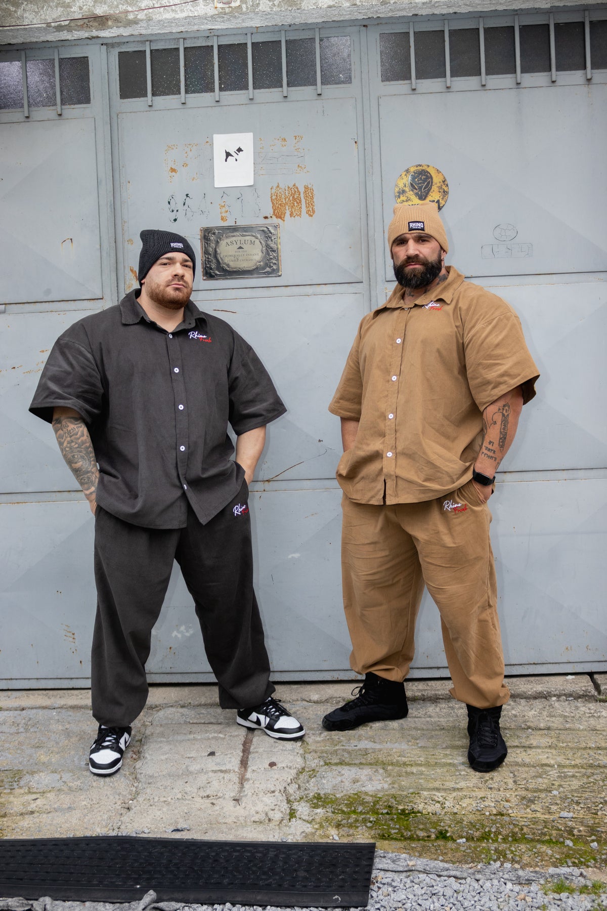 "Industrial Set" Oversized Shirt – Hardcore Attitude and Urban Style