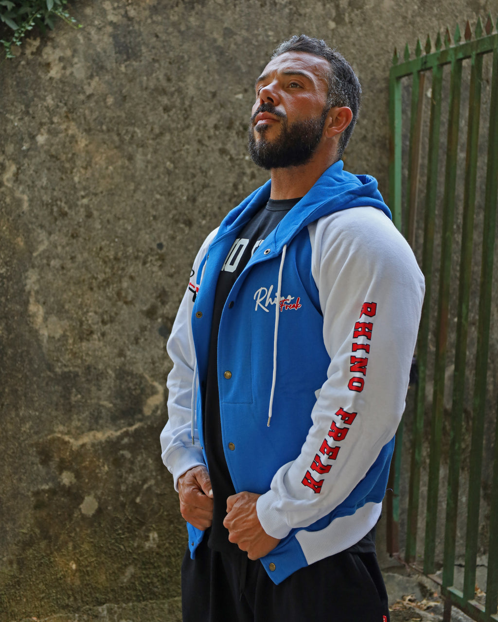 "Heritage 24" Hooded Varsity Jacket – Collegiate Attitude and Ruggedness