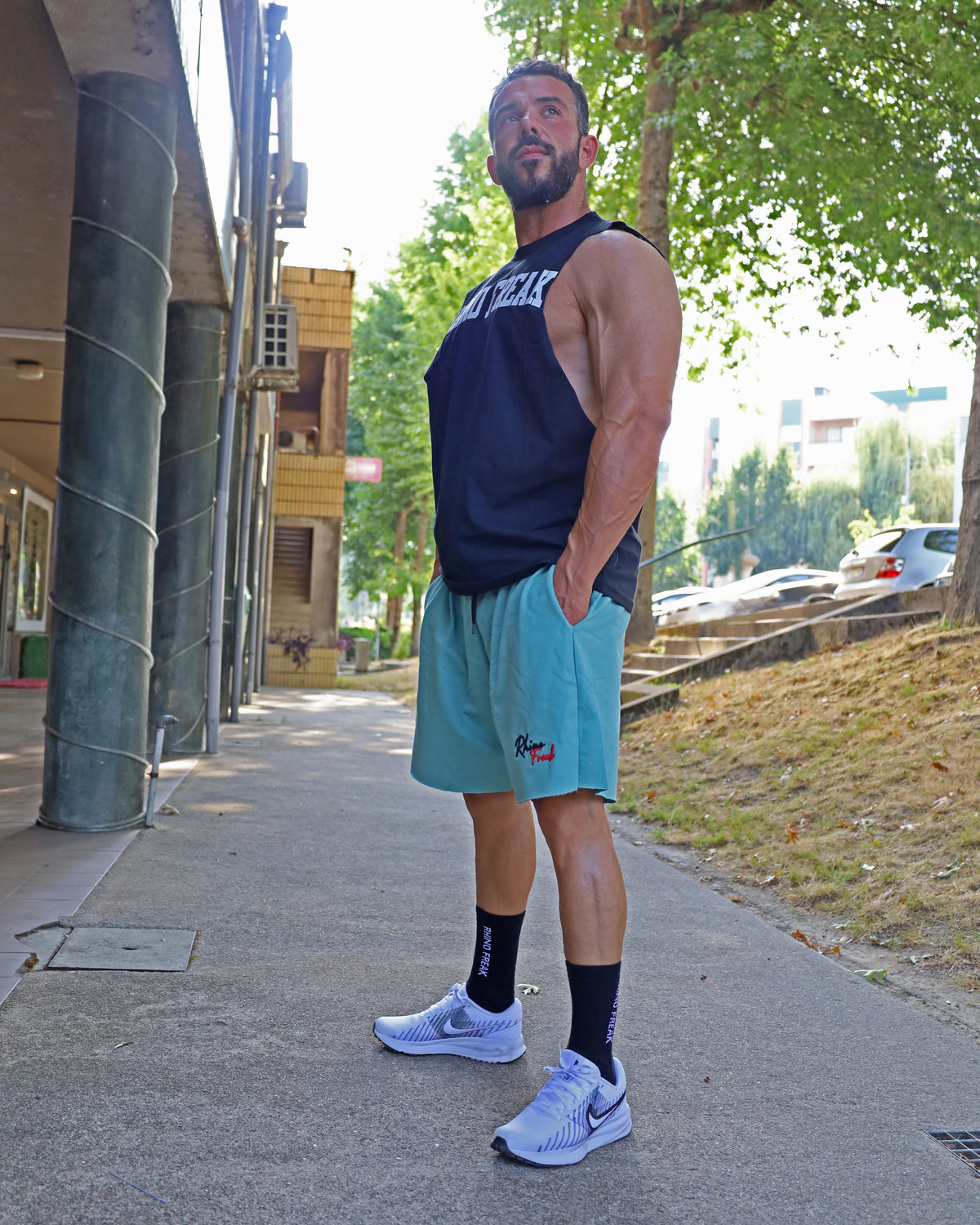 "Raw Edge" Sports Shorts – Hardcore Attitude and Urban Comfort
