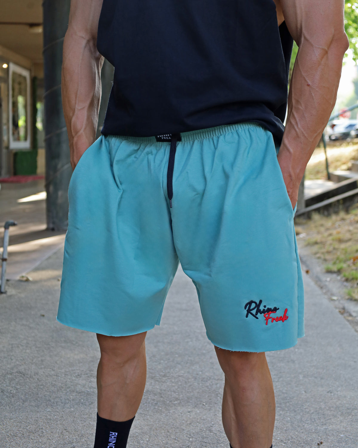 "Raw Edge" Sports Shorts – Hardcore Attitude and Urban Comfort