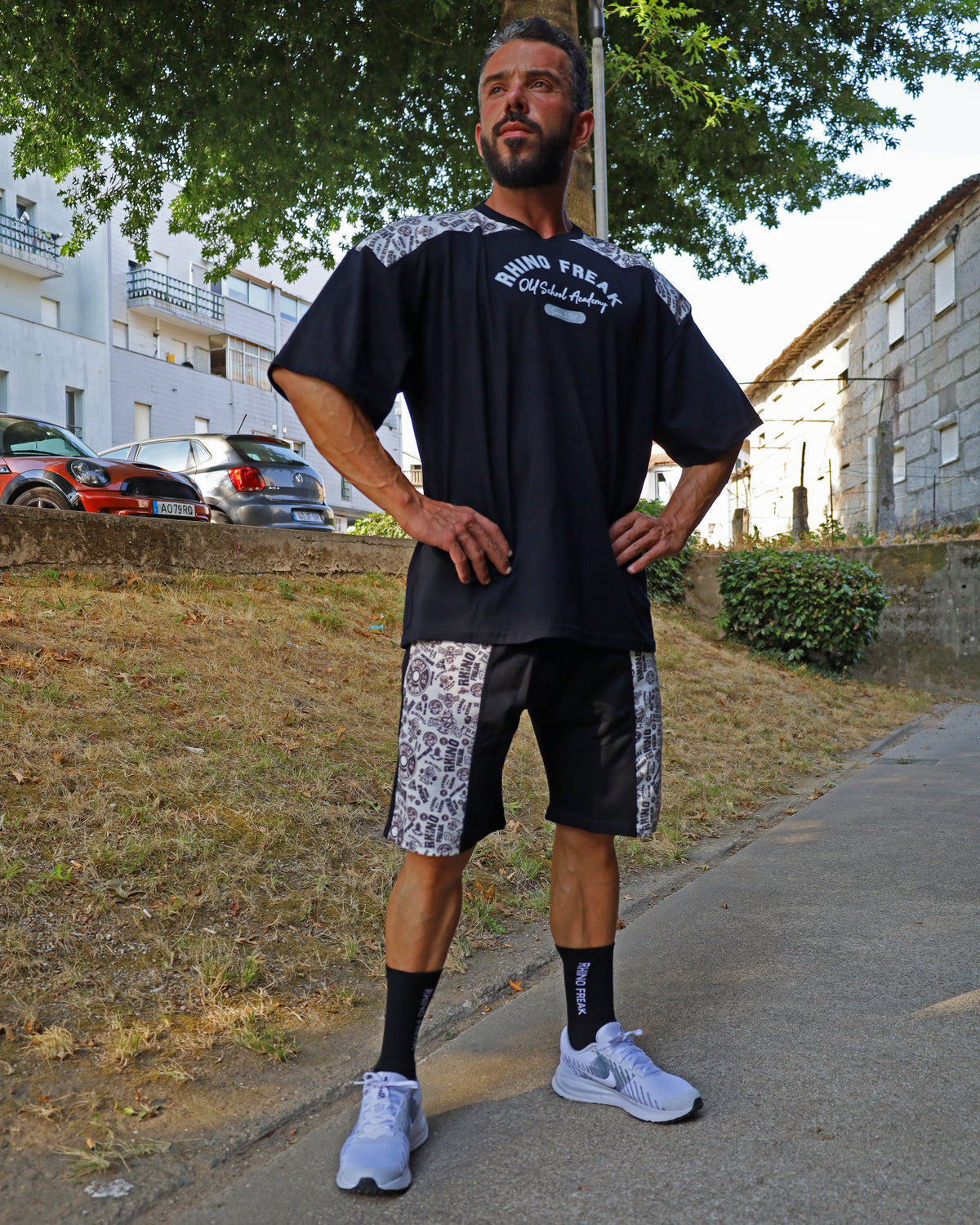 "Panel Print" Sports Shorts – Hardcore Attitude and Unique Style