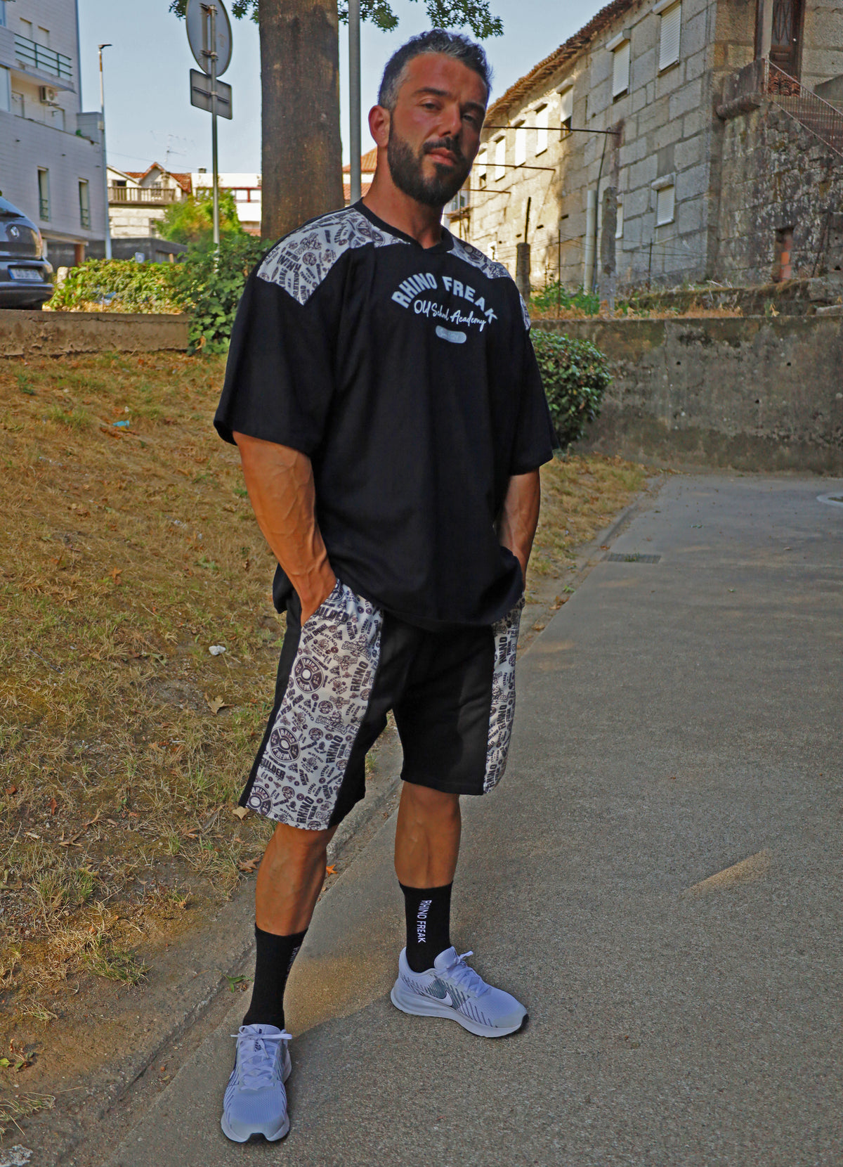 "Panel Print" Sports Shorts – Hardcore Attitude and Unique Style