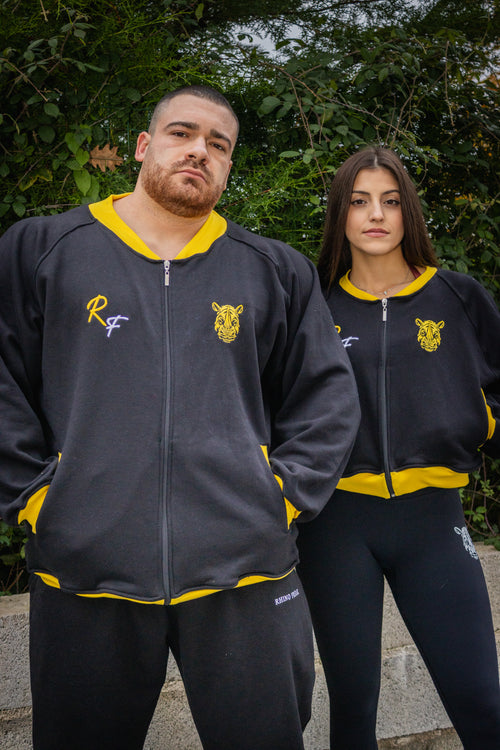 "Black & Gold" Bomber Jacket – Attitude and Presence