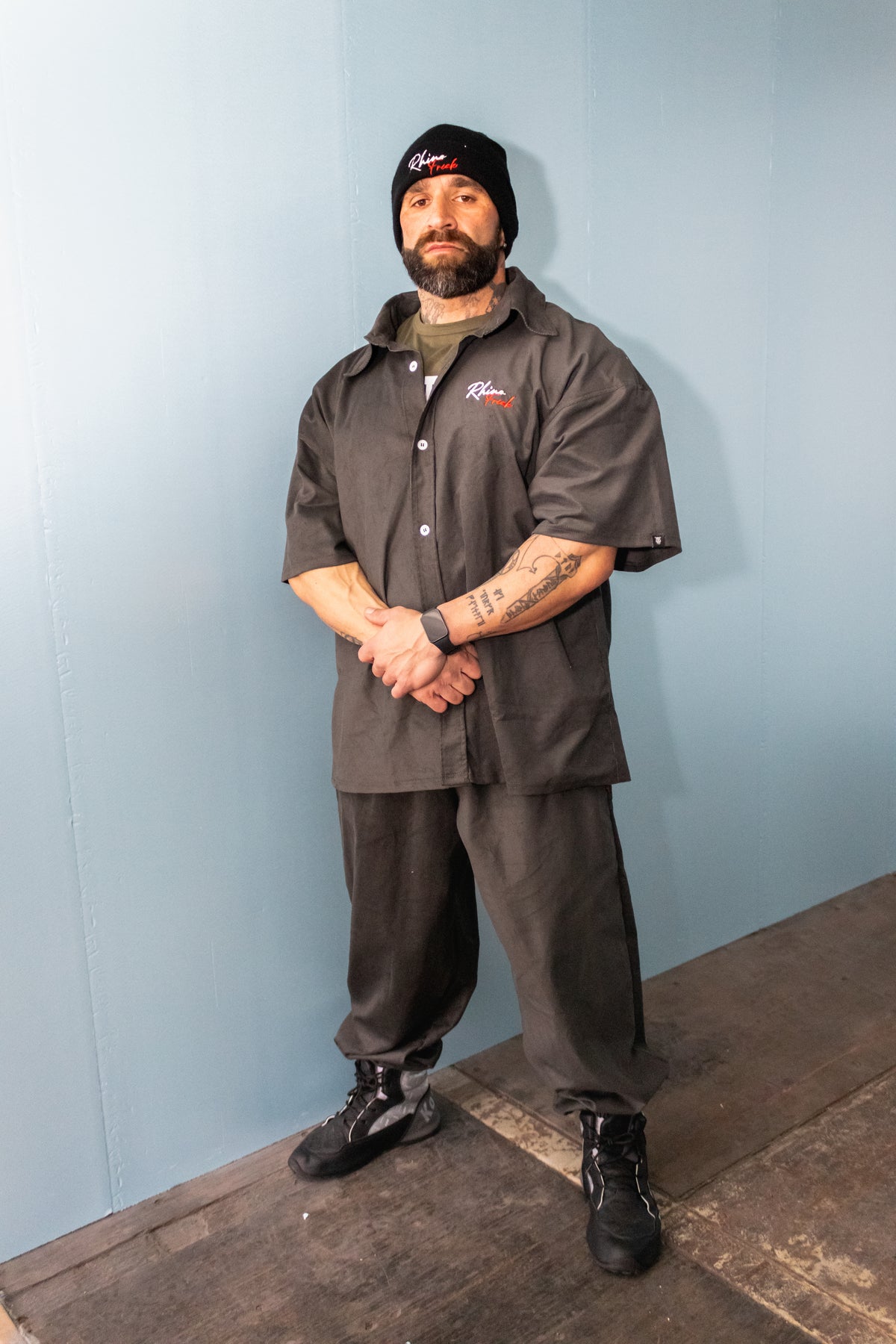 "Industrial Set" Oversized Shirt – Hardcore Attitude and Urban Style