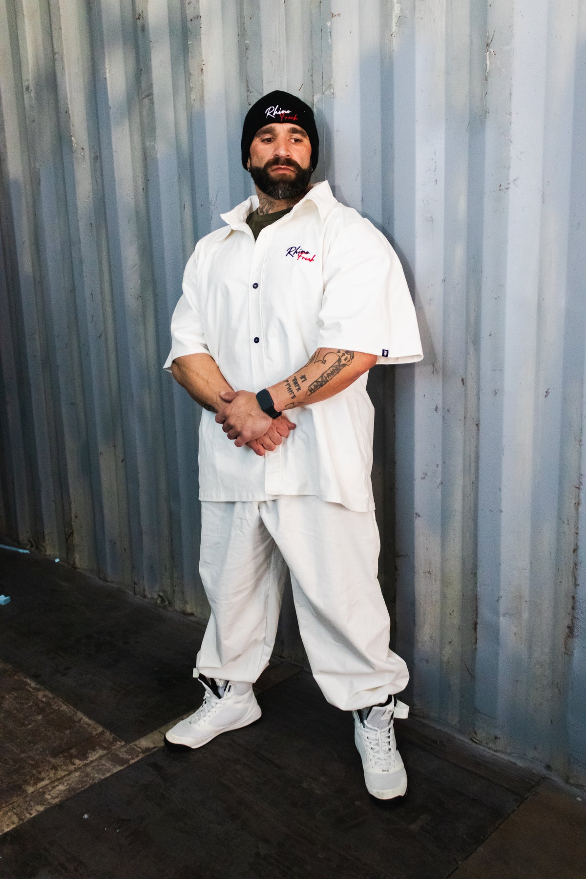 "Industrial Set" Oversized Shirt – Hardcore Attitude and Urban Style