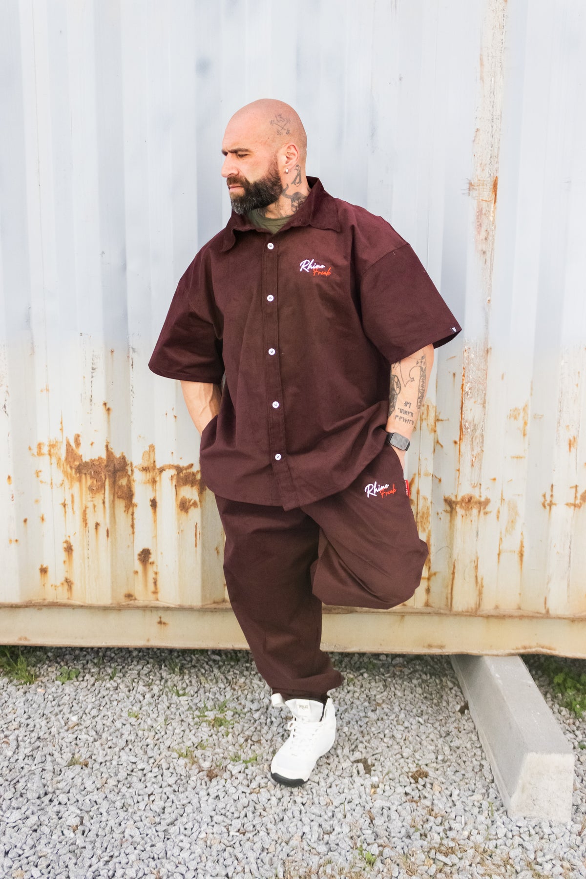 "Industrial Set" Oversized Shirt – Hardcore Attitude and Urban Style