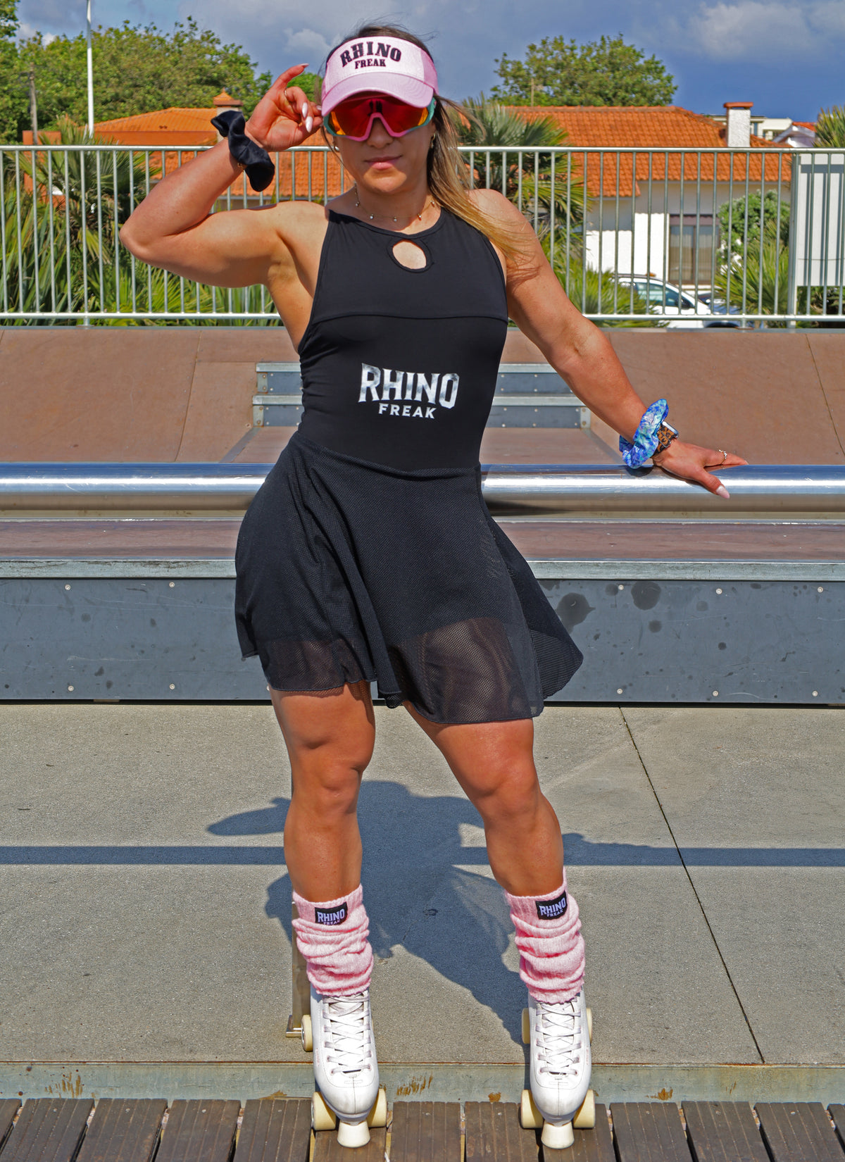 Rhino Freak Sports Dress / Bodysuit with Skirt