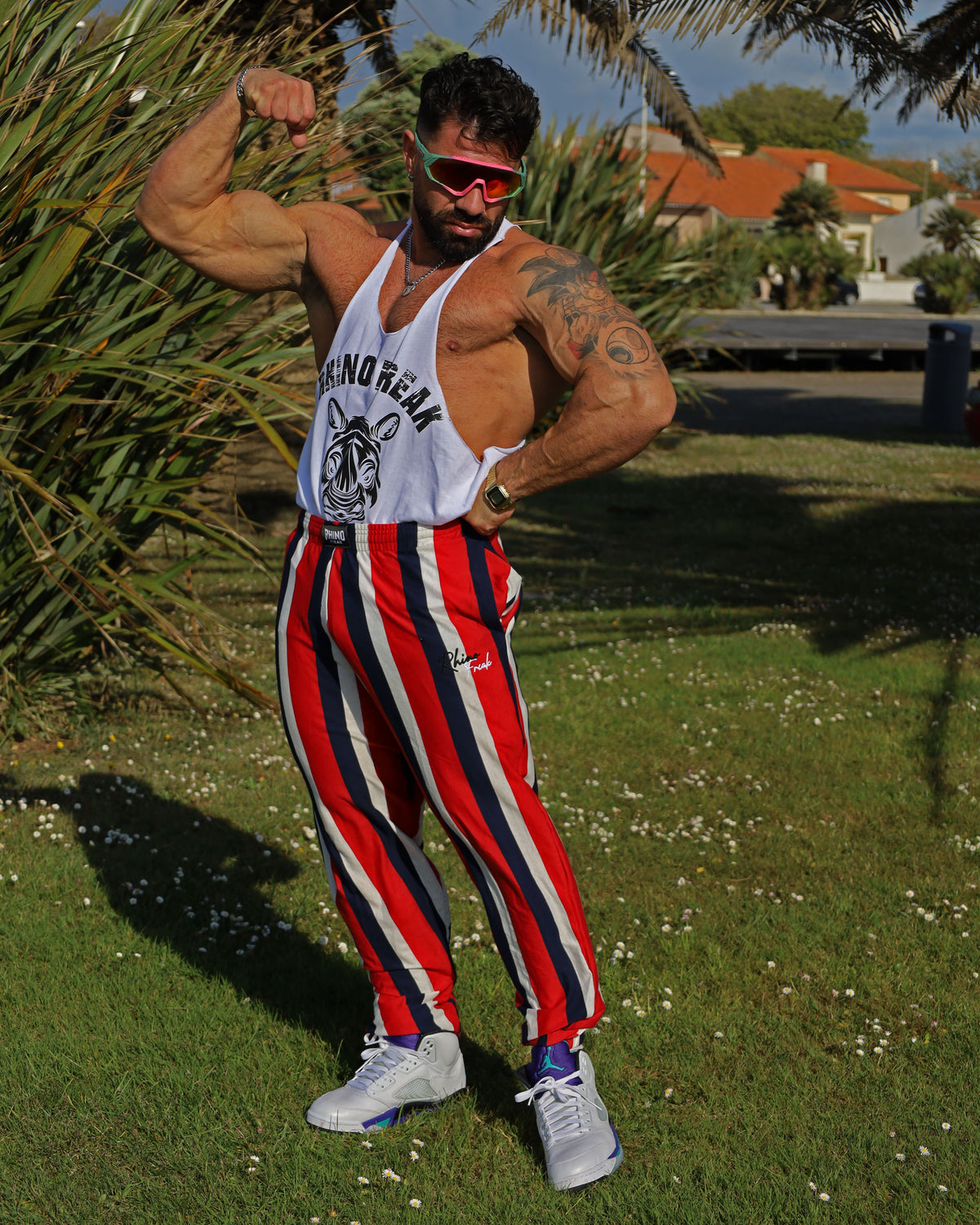 "Retro Stripe" Oversized Pants – The True Old-School Spirit