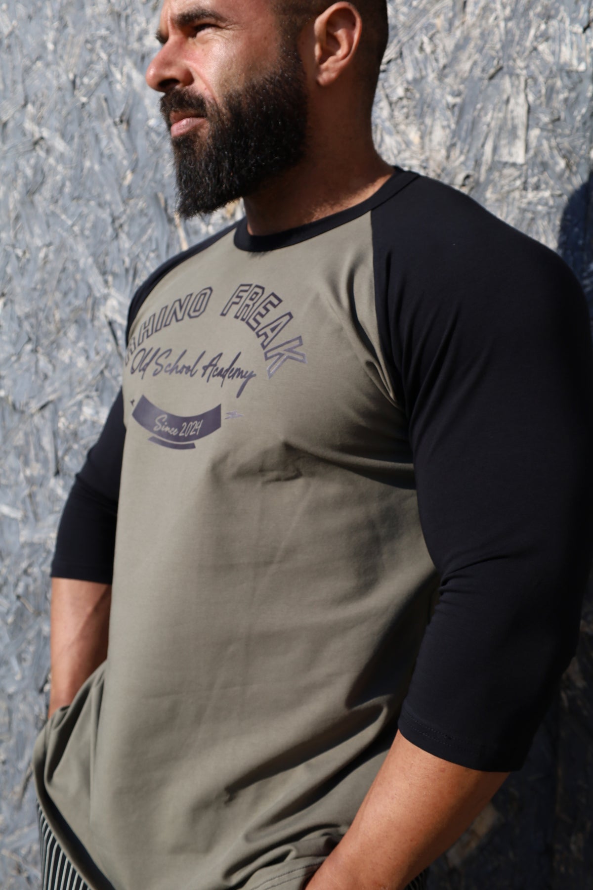 Rhino Freak 'Old School Academy' Raglan Shirt