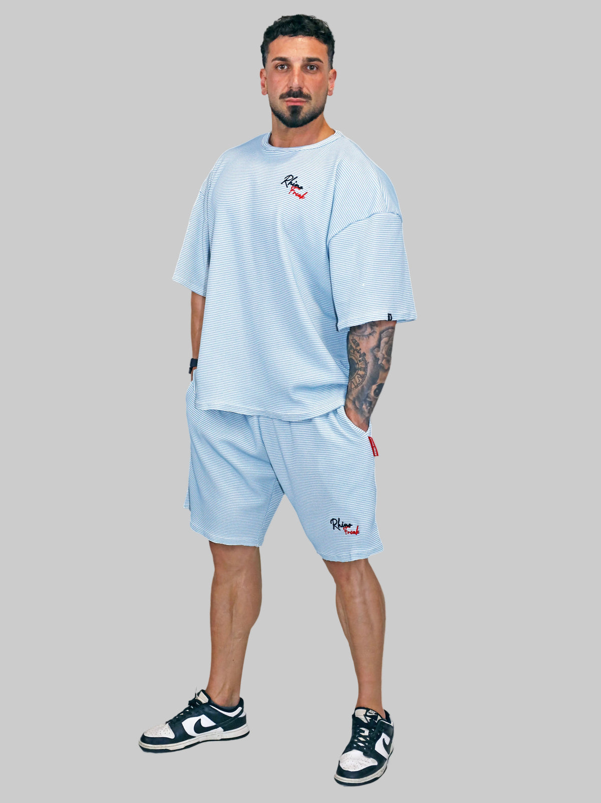 Oversized Shirt "Urban Vibe Set" Blue